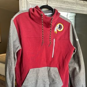 Washington redskins dri fit pull over hoodie
